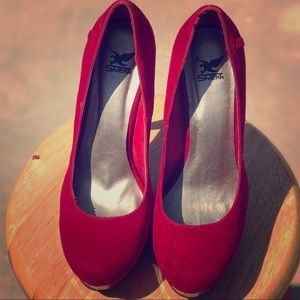 Shiekh Red Platform Stiletto